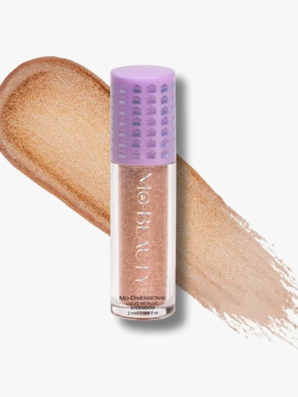 New & Sealed Mo Beauty Mo-Dimensional Liquid Metallic Eyeshadow In Glazed